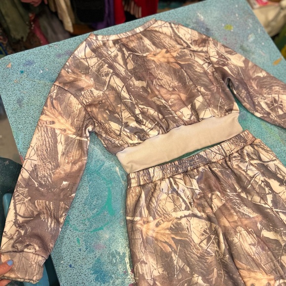 Pants - Cropped Camo Set